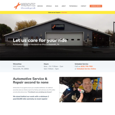 Wrenchtec Nazareth website - Nazareth, PA